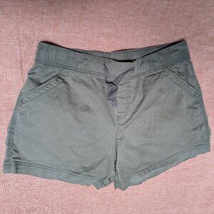 Eddie Bauer drawstring shorts, green, Women's 6 (US)